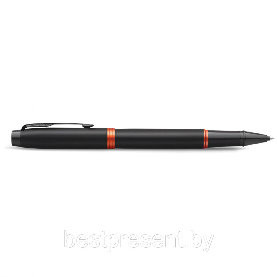Ручка-роллер "IM Vibrant Rings T315 Flame Orange PVD" черный/оранжевый - фото 3 - id-p221612662
