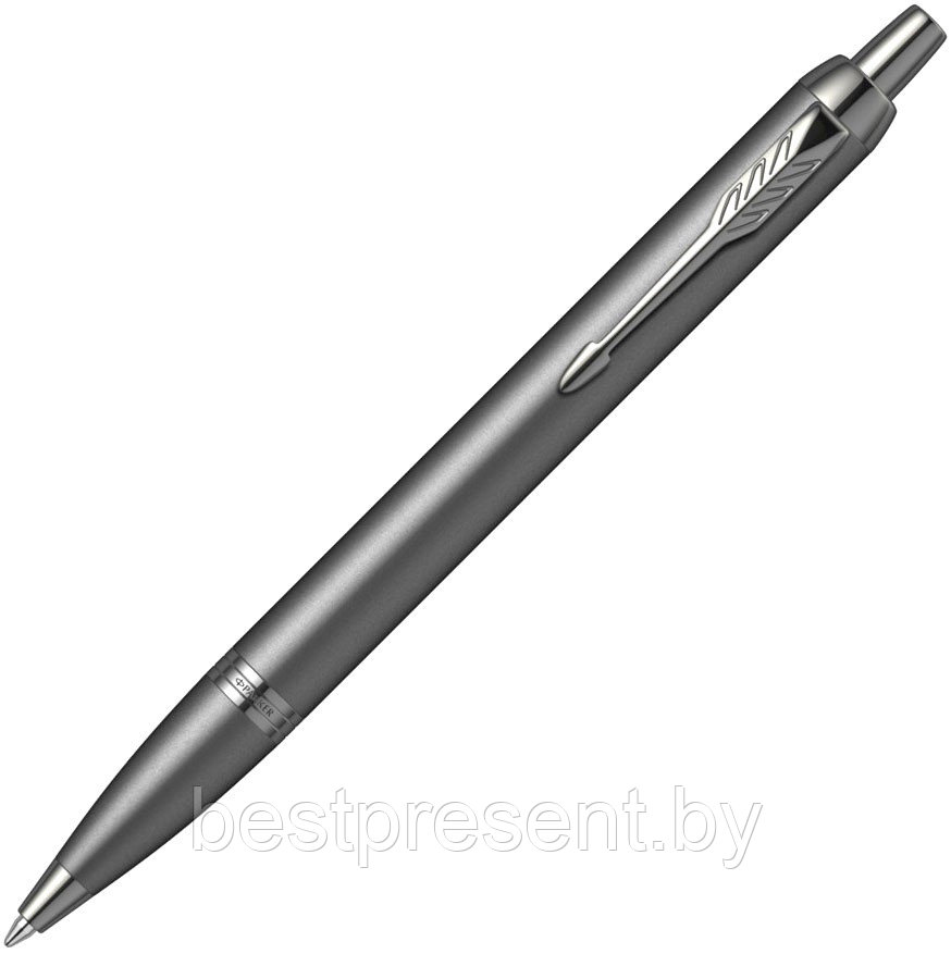 Ручка шариковая автоматическая "IM Monochrome K328 Bronze PVD" серый - фото 1 - id-p221612666