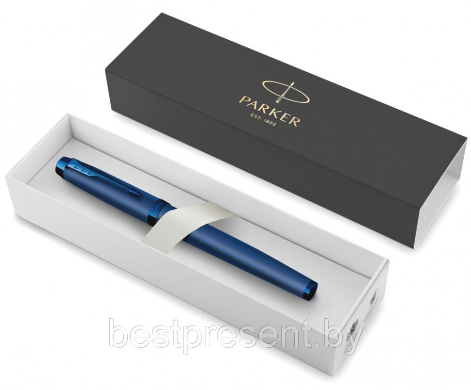 Ручка-роллер "IM Monochrome T328 Blue PVD" синий - фото 7 - id-p221612670
