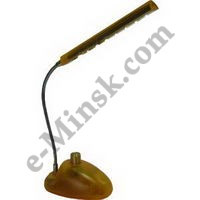 USB-лампа, фонарик на гибкой ножке с регулятором яркости (8 диодов), КНР - фото 1 - id-p1848576