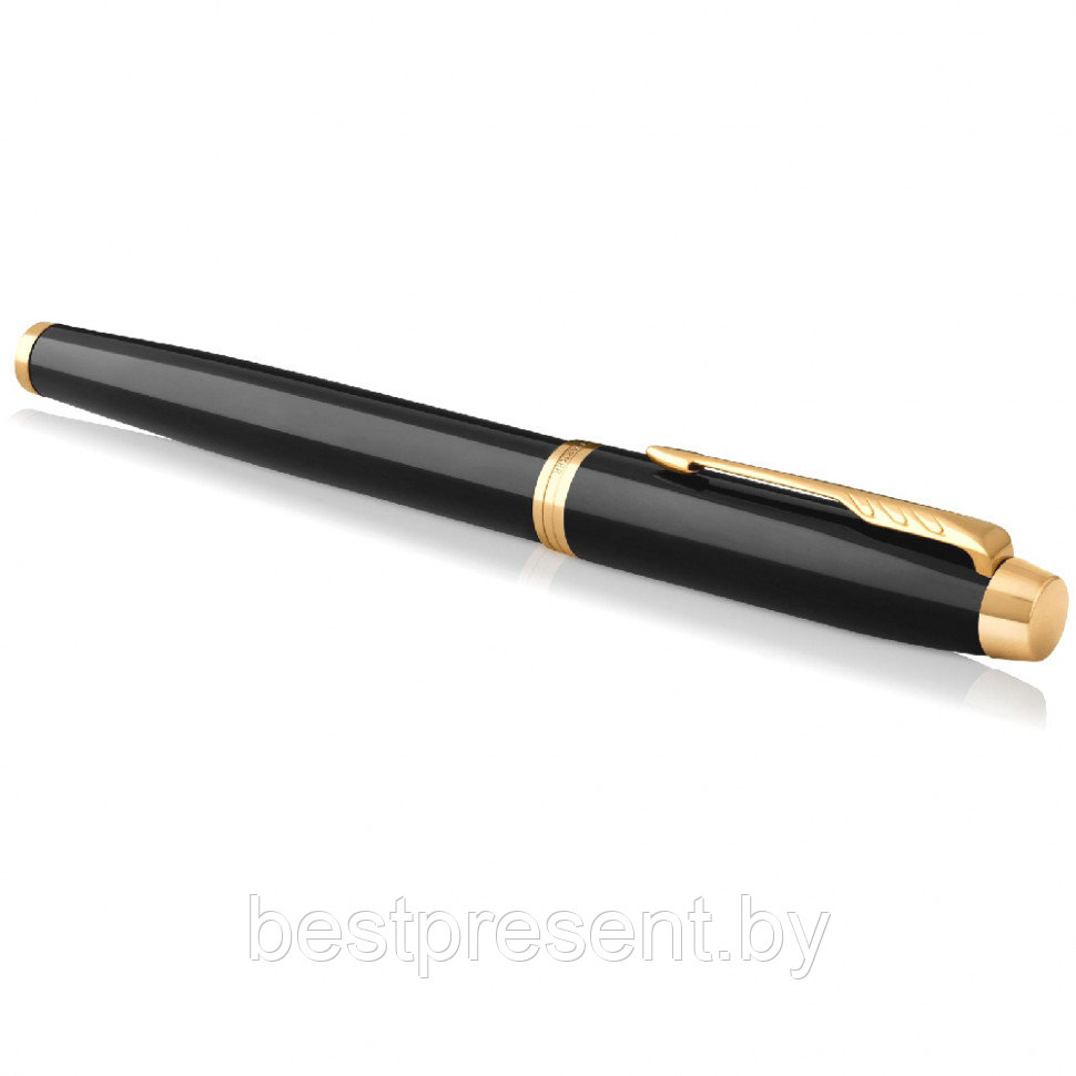 Ручка-роллер "IM Black Lacquer GT" черный/золотистый - фото 4 - id-p221612677