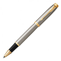 Ручка-роллер "IM Brushed Metal GT" золотистый
