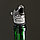 Фигурная крышка для бутылки "Медведь" серебро, 10х3см, фото 2