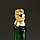 Фигурная крышка для бутылки "Лев" золото, 10х3см, фото 2