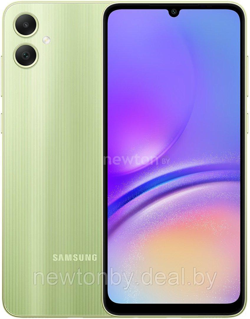 Смартфон Samsung Galaxy A05 SM-A055F/DS 6GB/128GB (светло-зеленый) - фото 1 - id-p221612822