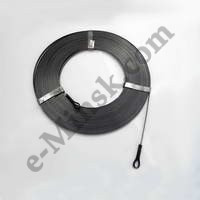 Зонд для протяжки кабеля стальной, плоский, 5м, КНР - фото 1 - id-p1910018