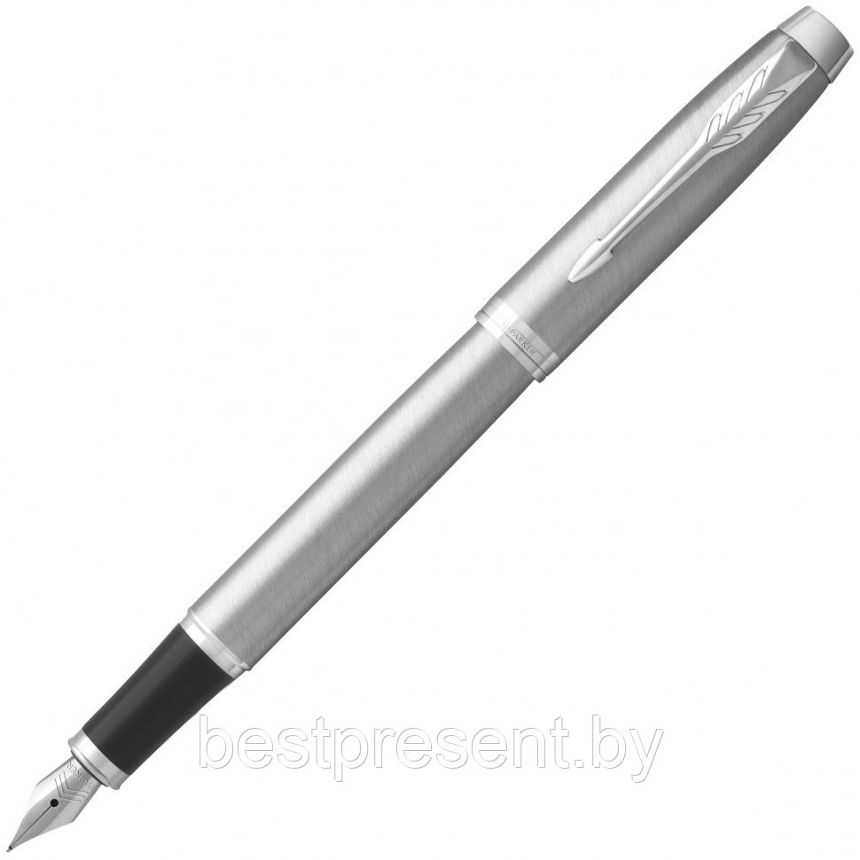 Ручка перьевая F "IM Essential F319 Brushed Metal CT" серебристый - фото 1 - id-p221612721