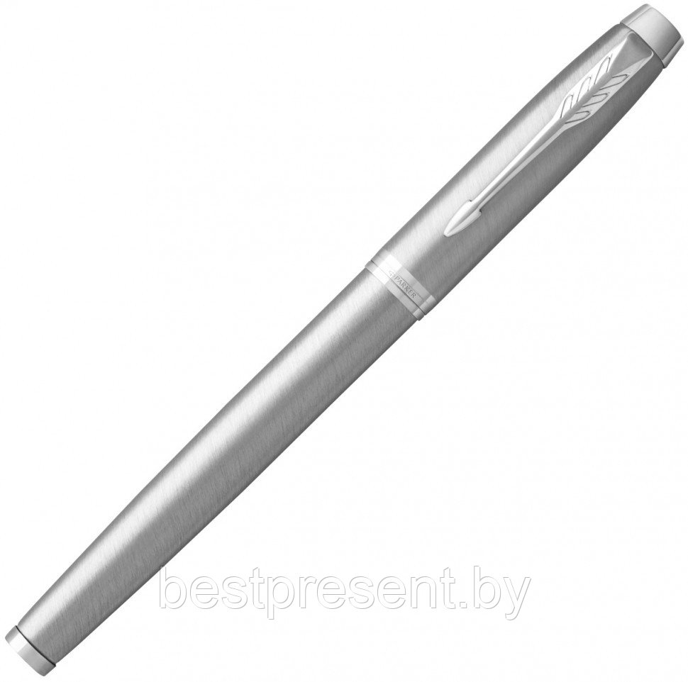 Ручка перьевая F "IM Essential F319 Brushed Metal CT" серебристый - фото 2 - id-p221612721