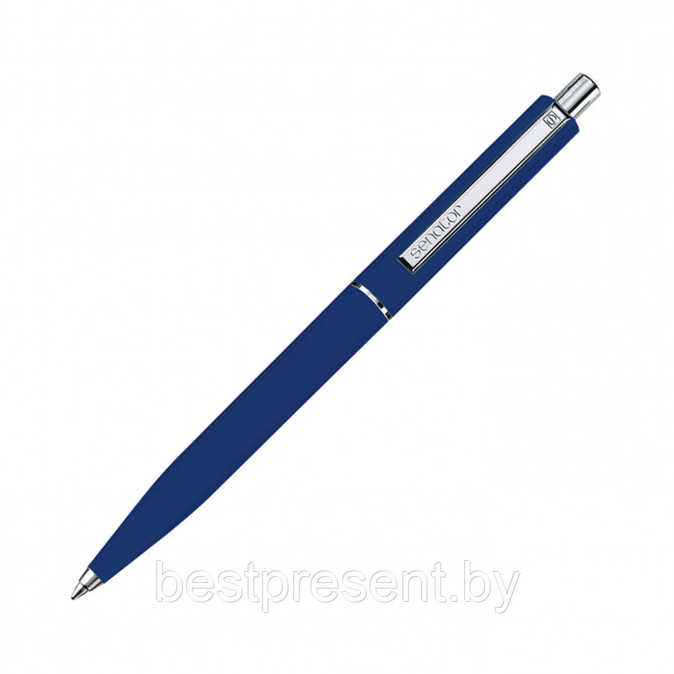 Ручка шариковая автоматическая "Point Polished" X20 темно-синий, стержень синий - фото 1 - id-p221612852