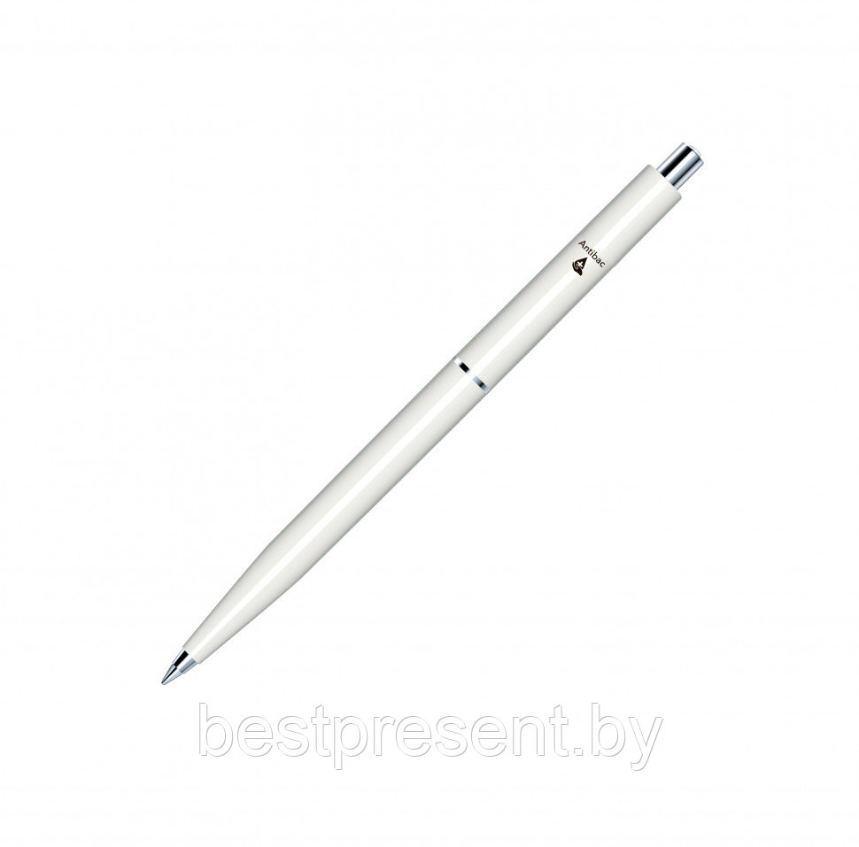 Ручка шариковая автоматическая "Point Polished Antibac" белый - фото 2 - id-p221612874