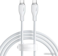 Кабель Baseus Pudding Series Fast Charging Cable 100W USB Type-C - USB Type-C (1.2 м, белый)