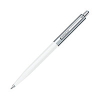 Ручка шариковая автоматическая "Point metal" белый/серебристый