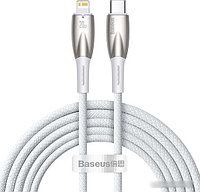 Кабель Baseus Glimmer Series Fast Charging Data Cable 100W USB Type-A - Type-C (2 м, белый)