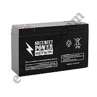 Аккумулятор для ИБП, игрушек 6V/12Ah Security power SP 6-12, КНР