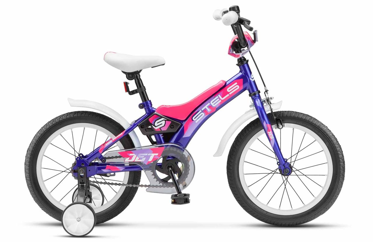 Велосипед детский Stels Jet 18" Z010 синий - фото 1 - id-p221625195