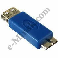 Переходник USB 3.0 - microUSB BM, КНР - фото 1 - id-p3333926