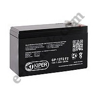 Аккумулятор для ИБП 12V/7.2Ah Kiper GP-1272 (F2), КНР - фото 1 - id-p3741750