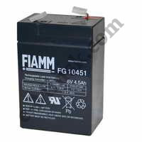 Аккумулятор для ИБП, игрушек 6V/4.5Ah Fiamm FG10451, КНР - фото 1 - id-p3741752