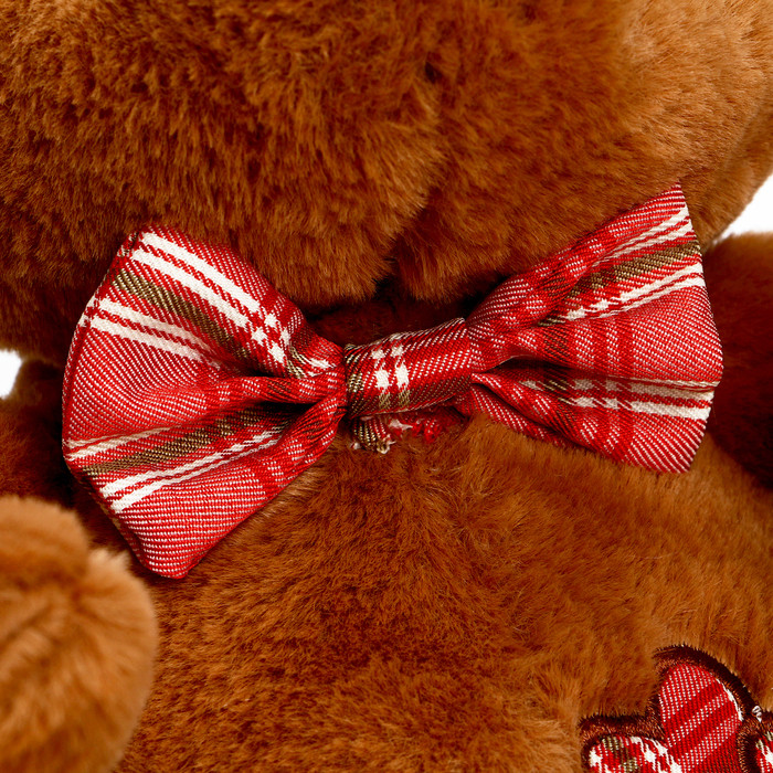 Мягкая игрушка "Медведь" с бантом и сердцем, 39 см - фото 4 - id-p221635151