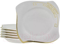 Набор тарелок Lenardi Givenchi Gold 108-084