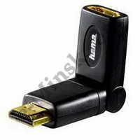 Переходник Hama H-83012 HDMI 1.3 (m-f) поворотный позолоченные контакты 1080p 3зв черный, КНР - фото 1 - id-p5611876
