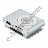 MP3 плеер Perfeo Music Clip Titanium VI-M001 (MP3 Player, MicroSDHC, USB2.0, Li-Ion), КНР