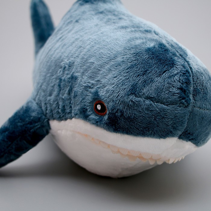 Мягкая игрушка «Акула», 60 см, цвет синий - фото 3 - id-p221657263