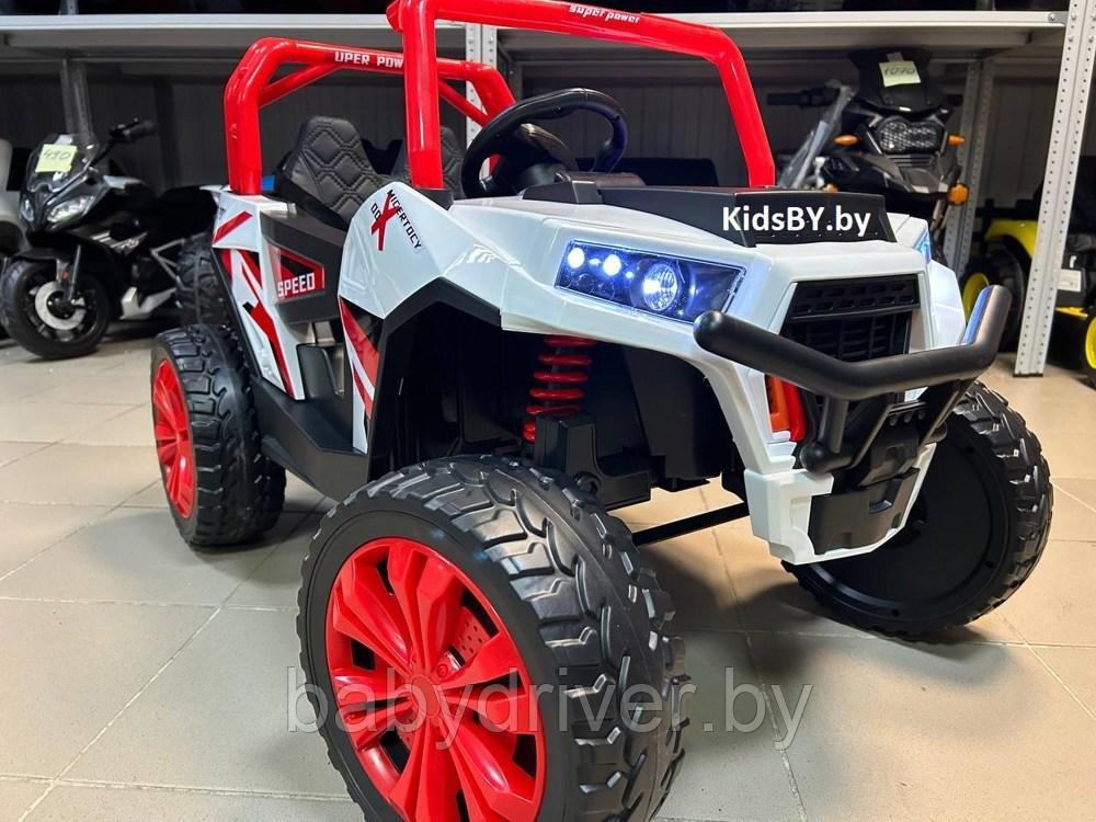 Детский электромобиль RiverToys F888FF (красный) Функция качалки