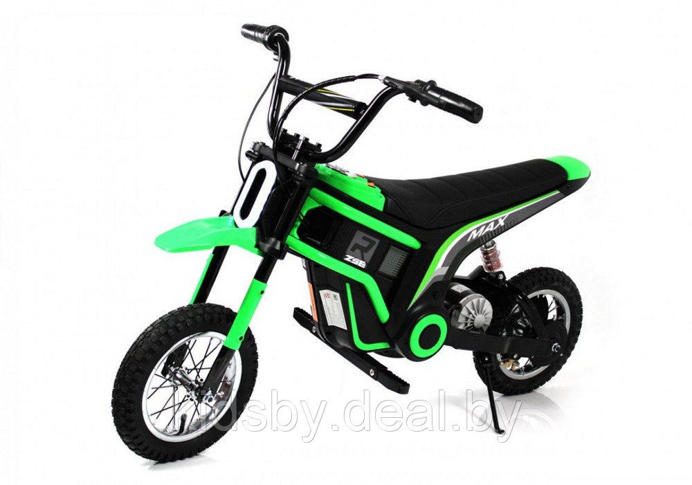 Детский электромотоцикл RiverToys A005AA (зеленый) - фото 1 - id-p221657676