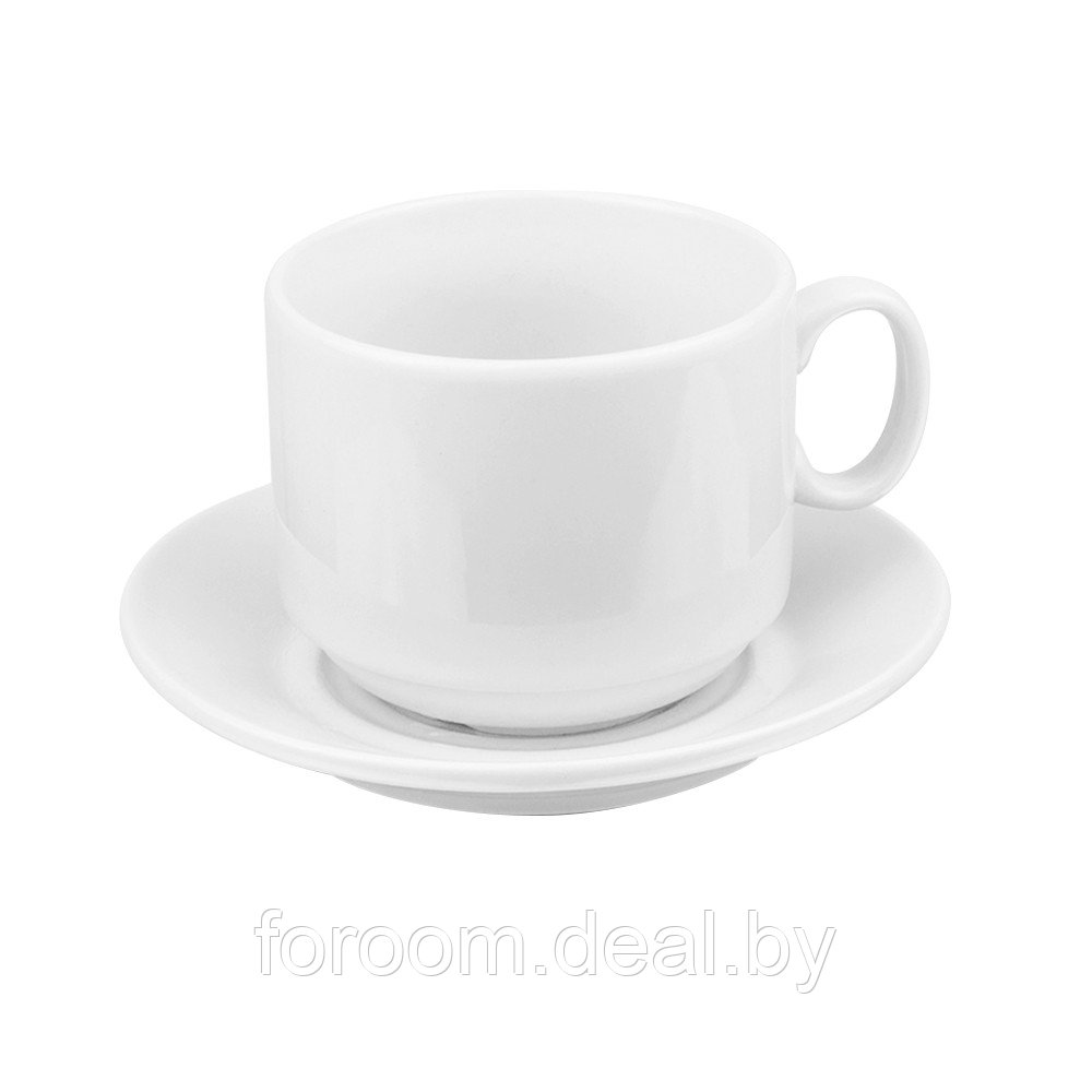 Чайная пара: чашка 280 мл и блюдце ø14 см - фото 1 - id-p221658126