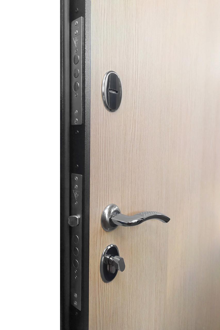 Двери входные металлические ПРОМЕТ «Спец DL» Капучино (двустворчатая / полуторка) - фото 2 - id-p221661226
