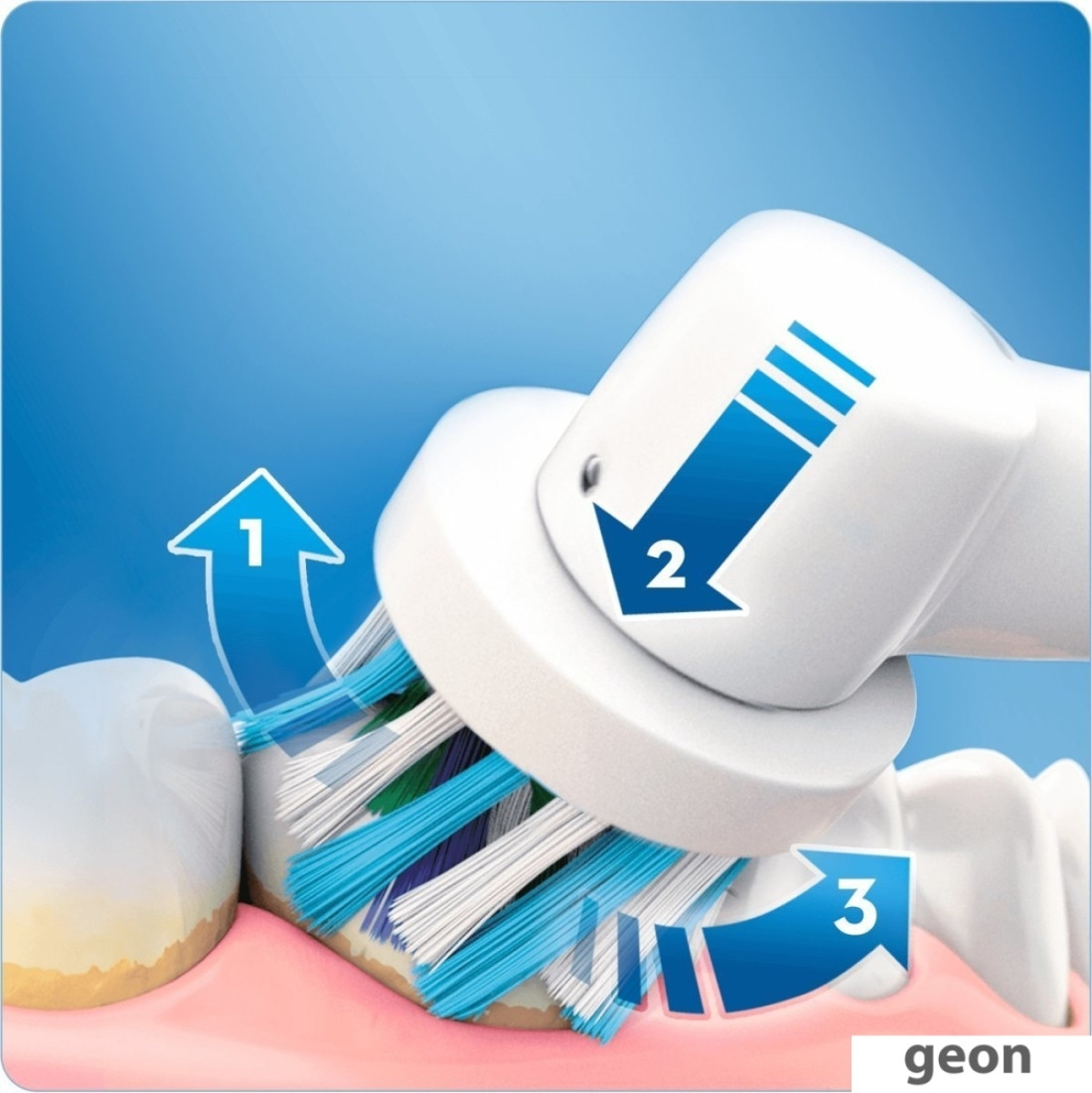 Электрическая зубная щетка Braun Oral-B Vitality 100 Cross Action D100.413.1 (белый) - фото 2 - id-p221662210