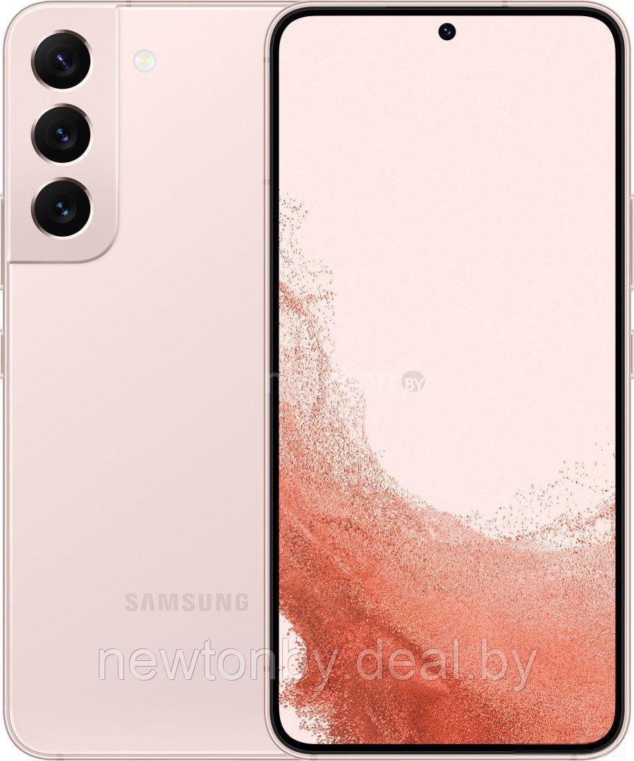 Смартфон Samsung Galaxy S22 5G SM-S901E/DS 8GB/256GB (розовый) - фото 1 - id-p221662723