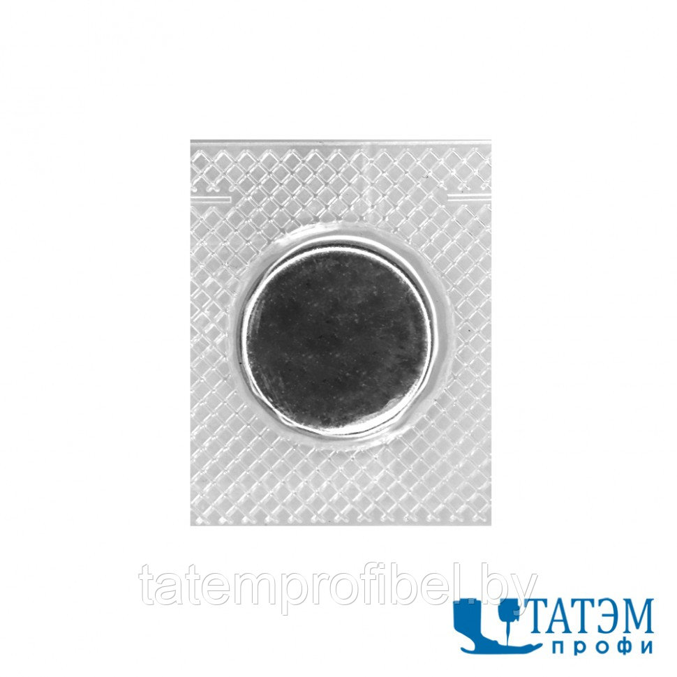 Кнопка-магнит потайная 25 х 3 мм, уп. 20 шт (10 пар)