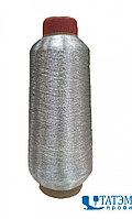 Нитки вышивальные металлизир. 150D, 5000 ярд, цв. 3046, серебро, КНР