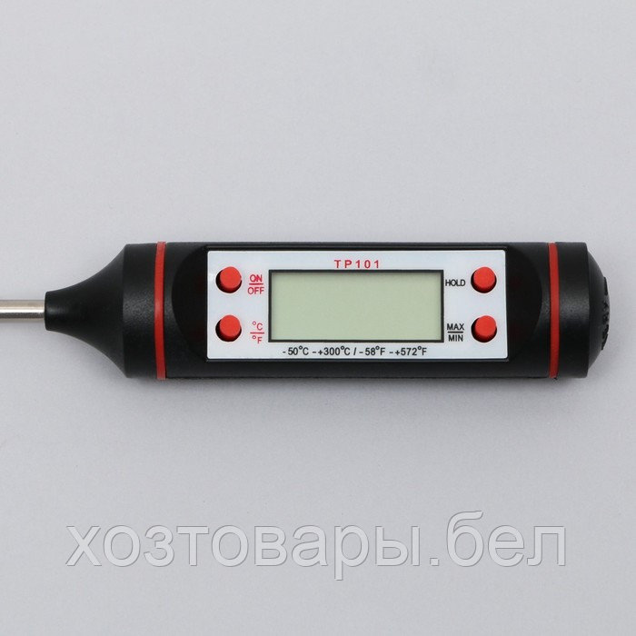 Кулинарный термометр "Живи со вкусом", чёрный, 23,5 х 2,3 см - фото 5 - id-p221662503