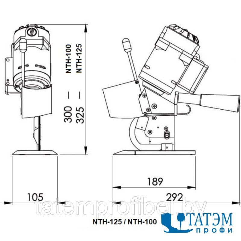 Дисковый раскройный нож Rexel NTH-125R (с регулировкой скорости) Польша - фото 6 - id-p221663327