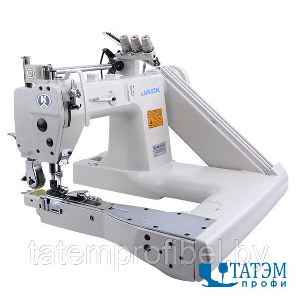Jack JK-T9280D-73-PL (1/8) трехигольная швейная машина цепного стежка (комплект)