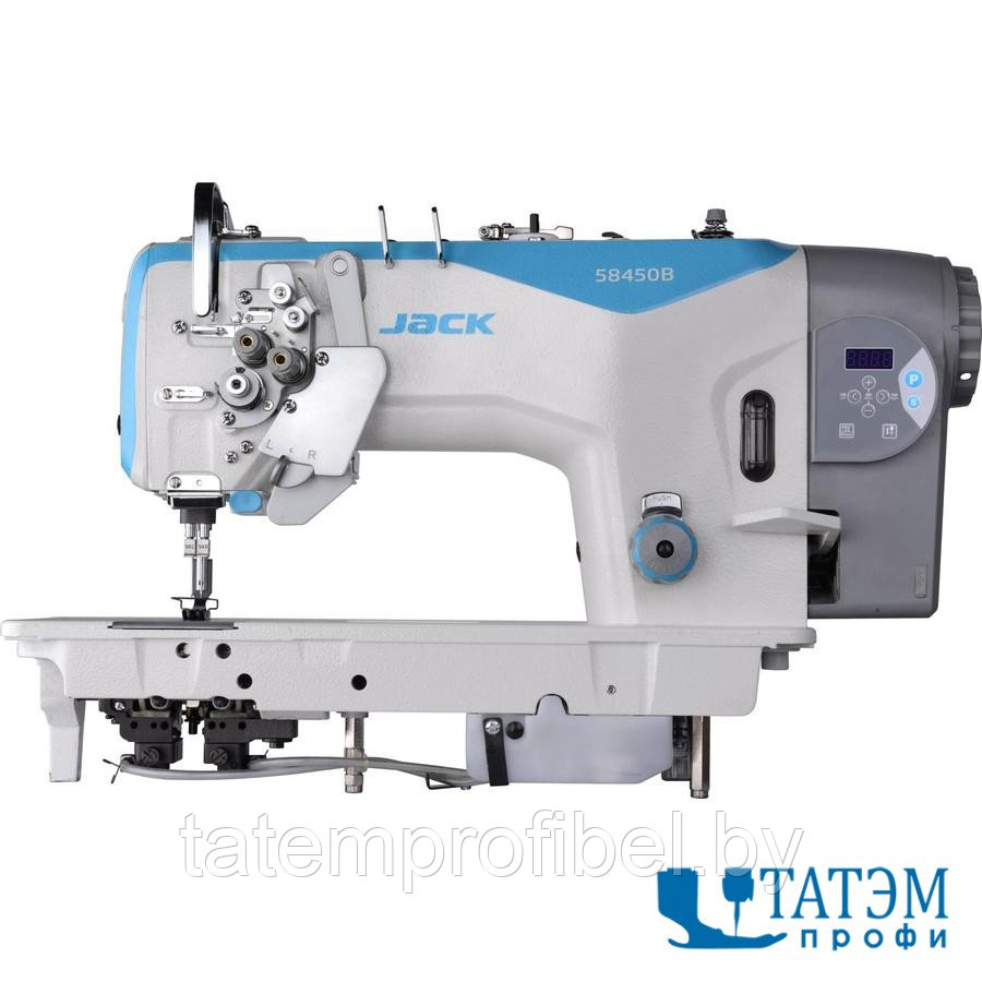 Jack JK-58750B-005C двухигольная промышленная швейная машина (комплект)