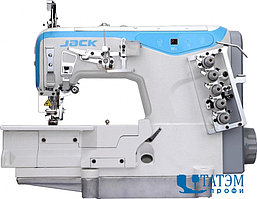 JACK JK-W4-D-01GB (5,6 мм) плоскошовная швейная машина для трикотажа (комплект)