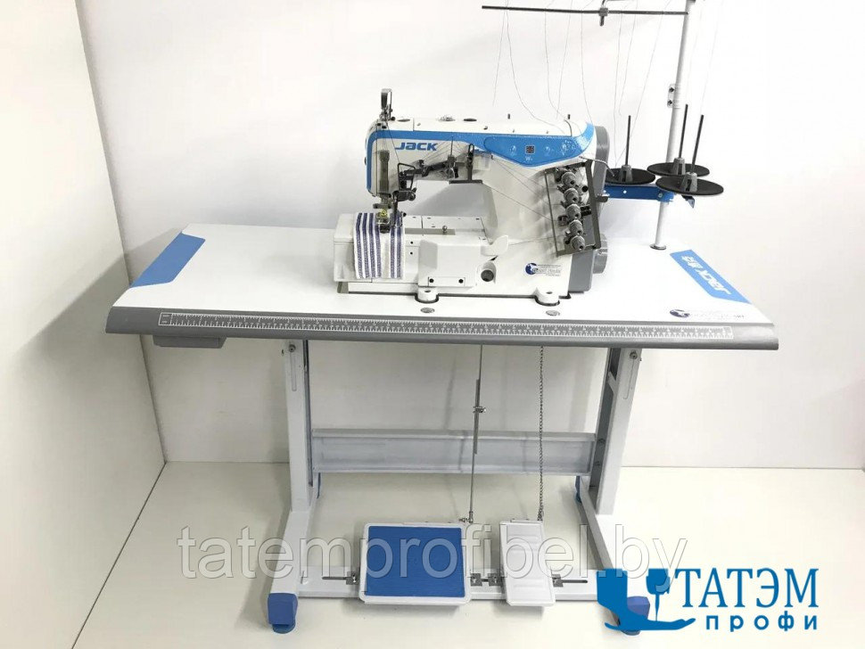 Швейная машина для трикотажа JACK JK-W4-D-01GB (5,6 мм) (комплект) - фото 2 - id-p221663677