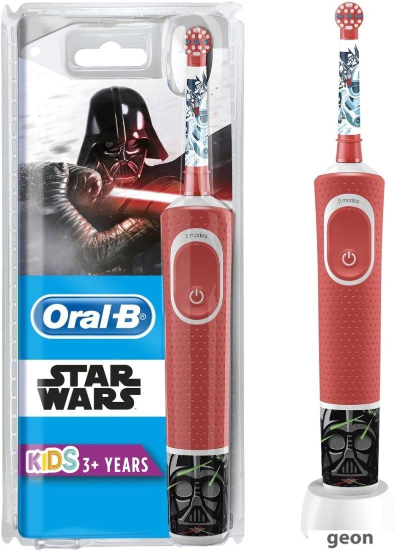 Электрическая зубная щетка Braun Oral-B Kids StarWars D100.413.2K - фото 1 - id-p221660945