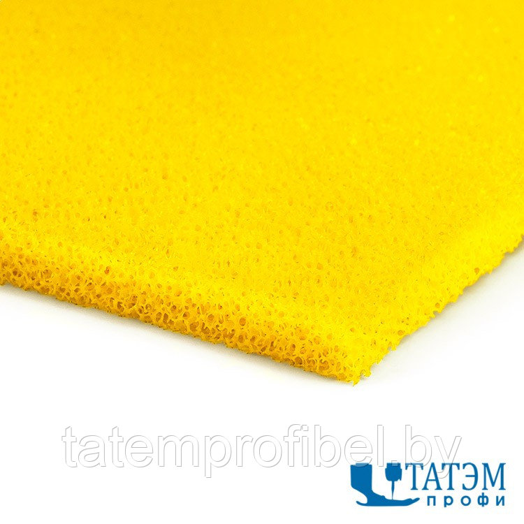 Поролон силиконизир. 6 мм, шир. 150 см Elastik soft, желтый, для утюжальных столов - фото 1 - id-p221663783