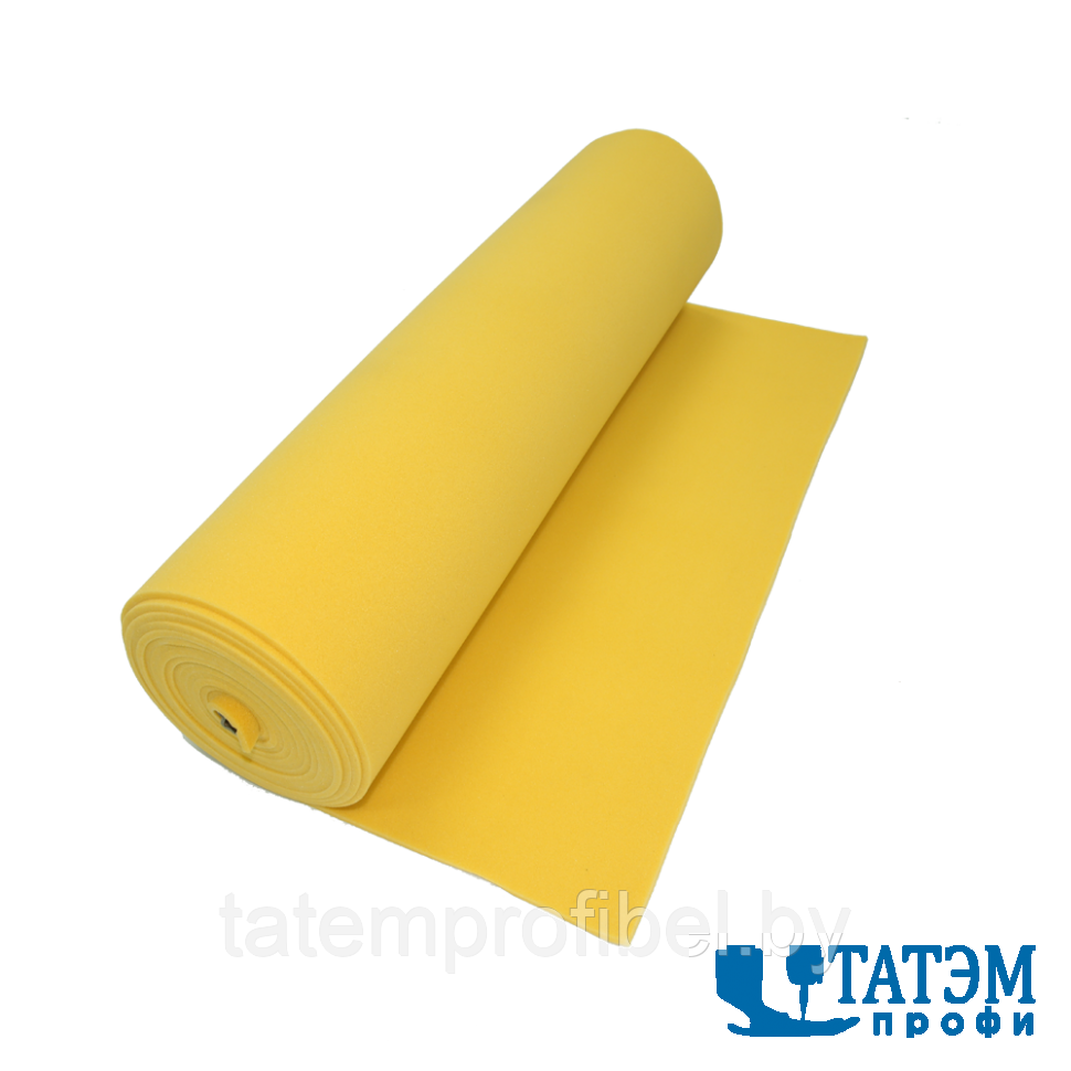 Поролон силиконизир. 6 мм, шир. 150 см Elastik soft, желтый, для утюжальных столов - фото 2 - id-p221663783