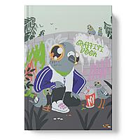 Блокнот "Graffiti book. На стиле", А5, 64 листа, в клетку, разноцветный