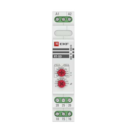 Реле времени (для двигателей "звезда-треугольник") RT-SD 12-240В EKF PROxima - фото 2 - id-p221664208