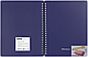 Блокнот А5 OfficeSpace Base, 60 листов, на гребне, обложка пластиковая, синяя, арт.Т60спкП_35437, фото 2
