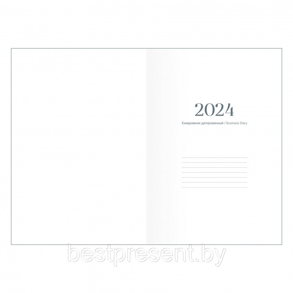 Ежедневник датированный "Lozanna" А5, 2024, бордовый - фото 5 - id-p221668465