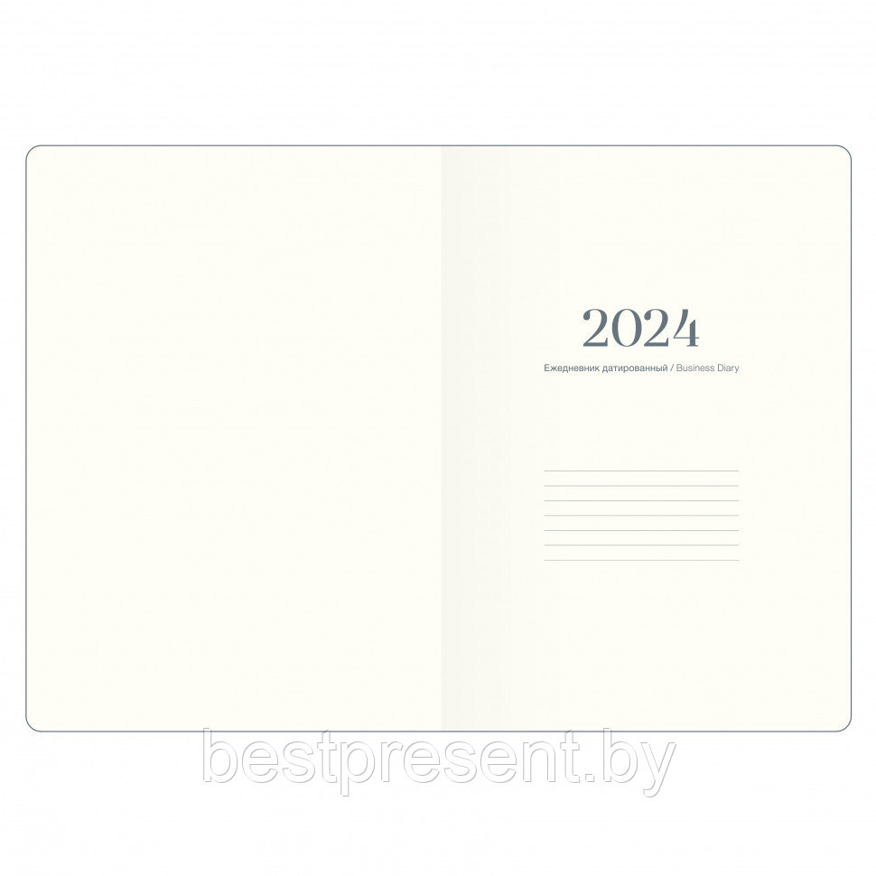 Ежедневник датированный "Buffalo" А5, 2024, коричневый - фото 6 - id-p221668478