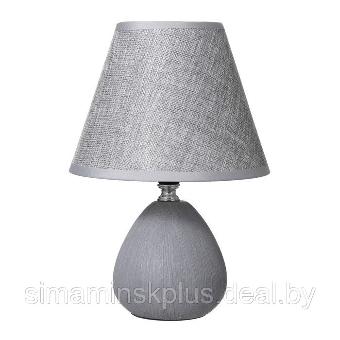 Настольная лампа "Эстель" Е27 40Вт серый 17х17х26 см - фото 7 - id-p221668695